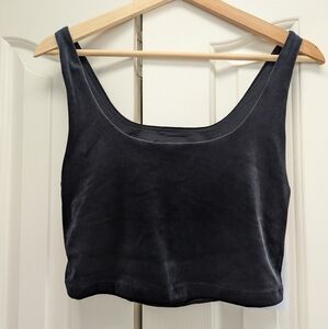 Athleta Velvet Cut Out Crop